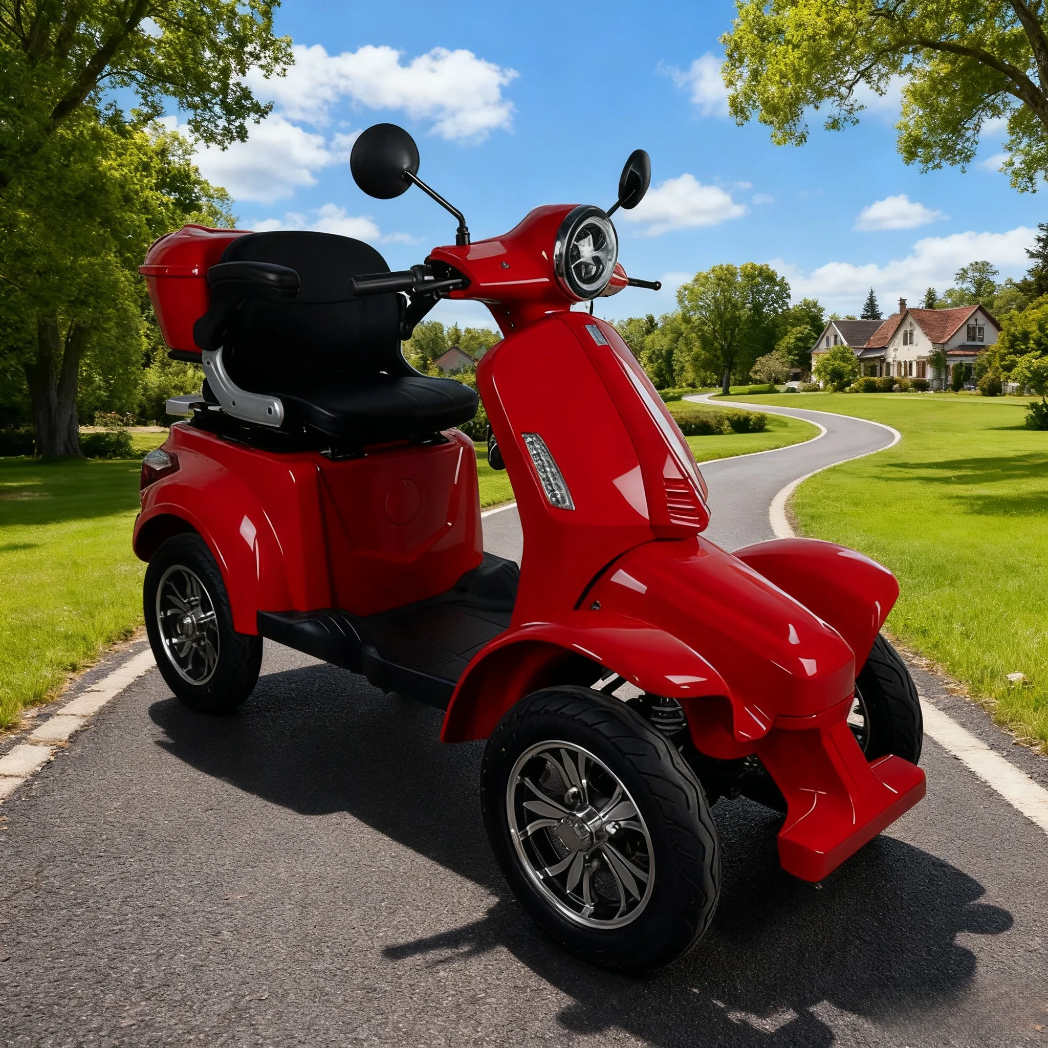 ROLLUX F2 1000W 4 Wheels Mobility Scooter 300KG Weight Capacity - Image 17
