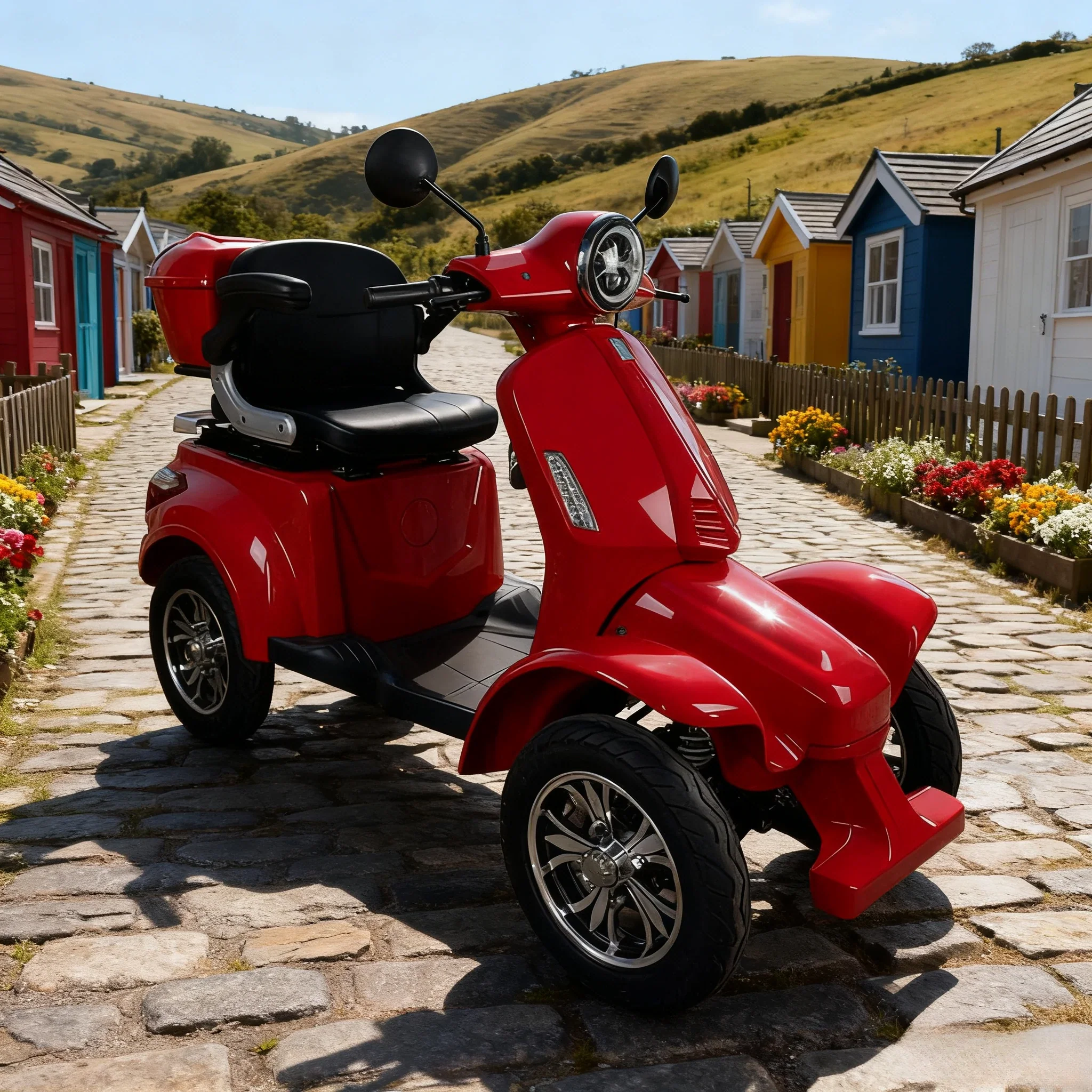 ROLLUX F2 1000W 4 Wheels Mobility Scooter 300KG Weight Capacity - Image 19