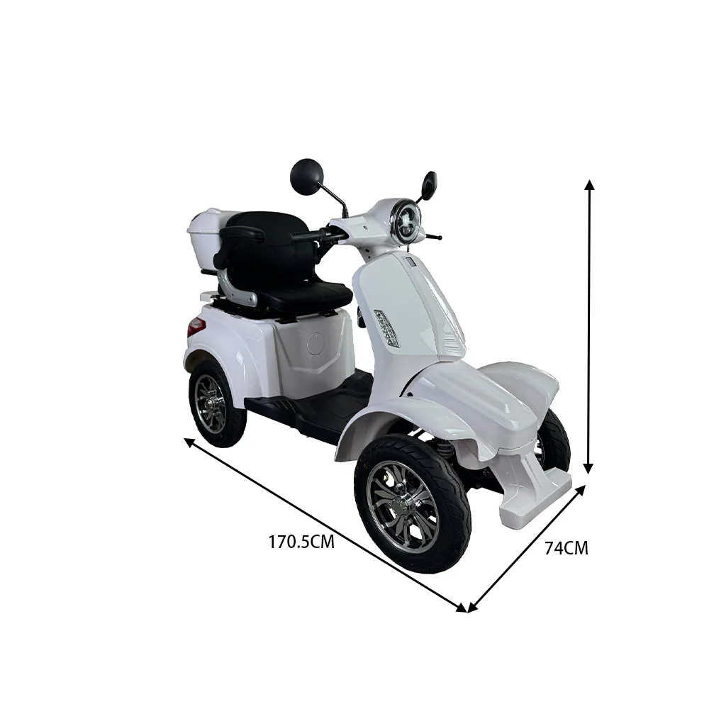 ROLLUX F2 1000W 4 Wheels Mobility Scooter 300KG Weight Capacity - Image 5