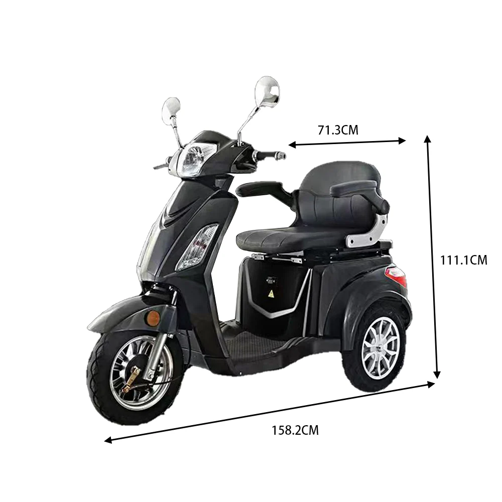 ROLLUX F3 800W 3 Wheels Mobility Scooter 300KG Weight Capacity - Image 9