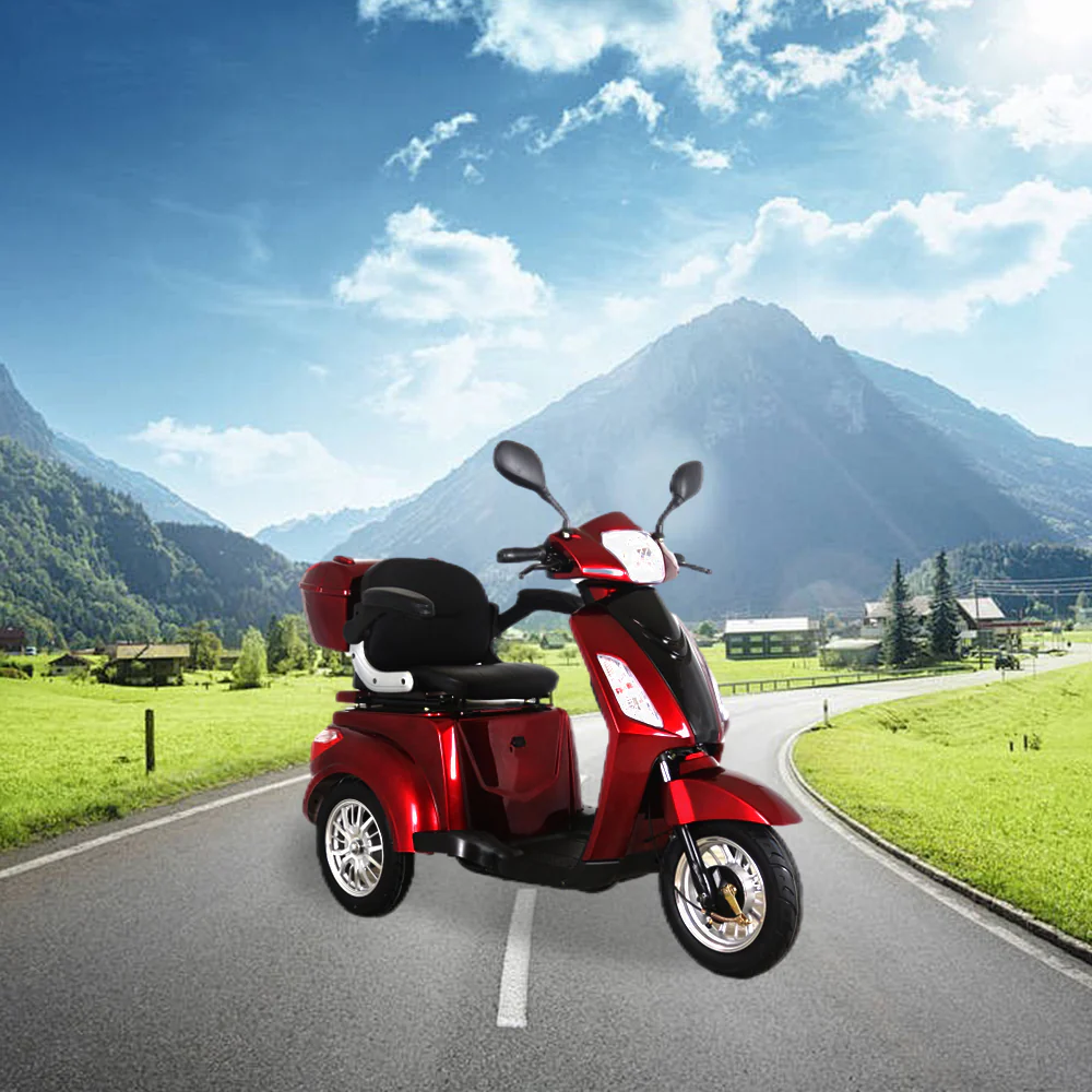 ROLLUX XL1D 500W 60V20Ah Lead-Acid/Lithium Battery Electric Mobility Scooter Drum Brake - Image 5