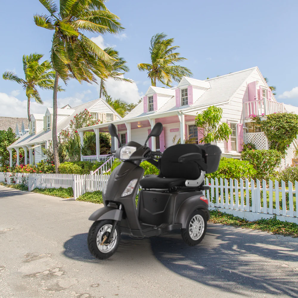 ROLLUX XL1D 500W 60V20Ah Lead-Acid/Lithium Battery Electric Mobility Scooter Drum Brake - Image 6