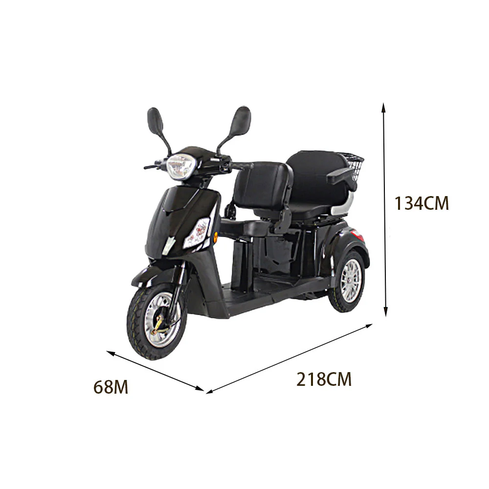 ROLLUX XL2D 500W 60V20Ah  Lead-Acid/Lithium Battery Electric Mobility Scooter Drum Brake - Image 12