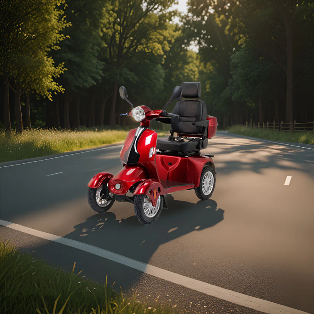 ROLLUX AFA2D4D 500W 60V20Ah Lead-Acid/Lithium Battery Electric Mobility Scooter Drum Brake - Image 9