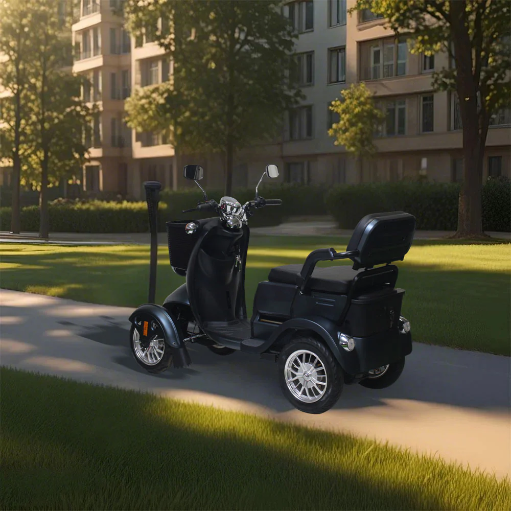 ROLLUX XG4W 500W 60V20Ah Lead-Acid/Lithium Battery Electric Mobility Scooter Drum Brake - Image 5