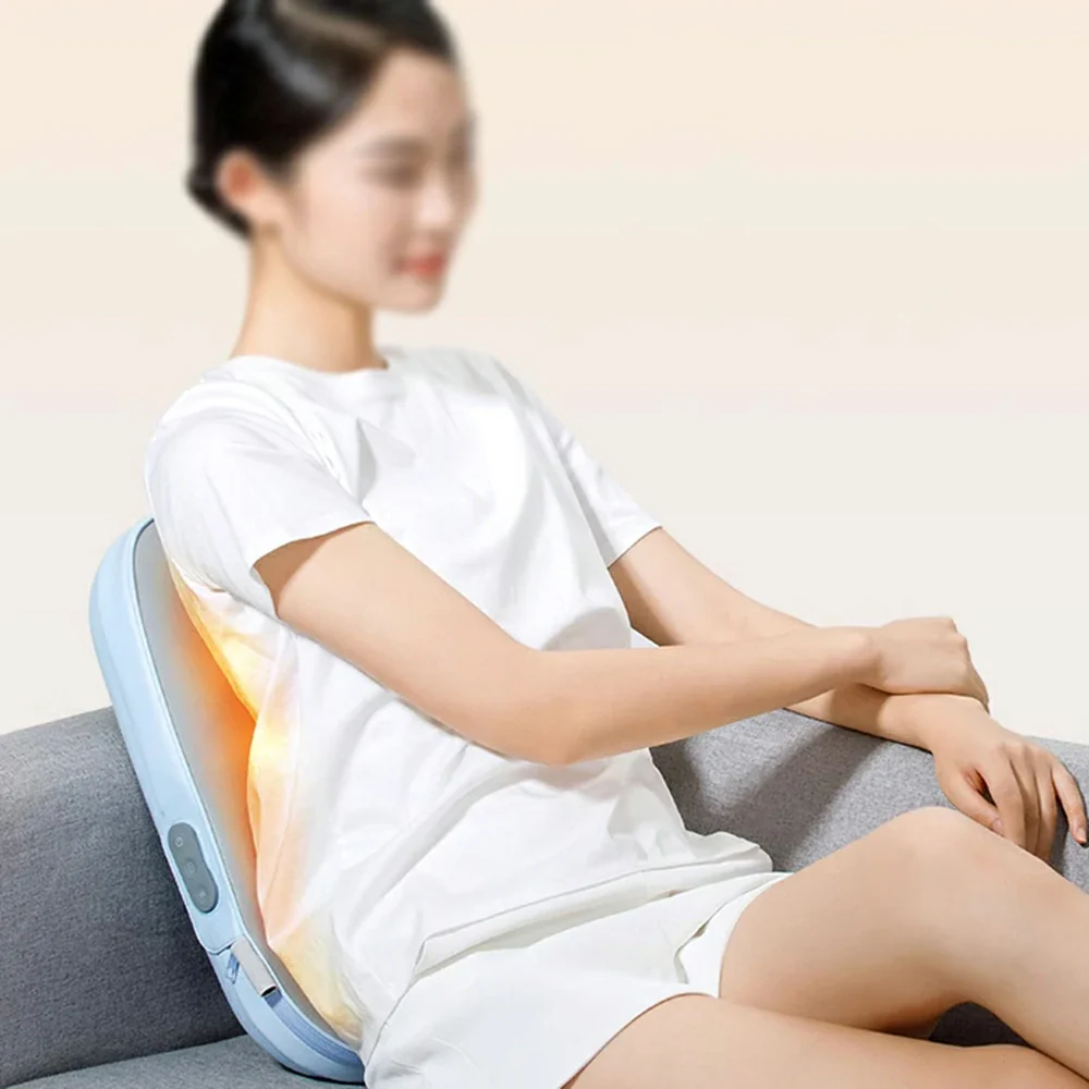 RELAXA Smart Back Massager with Heat, Adjustable Rolling Massage, Ultra-Slim Ergonomic Foam Design - Image 2