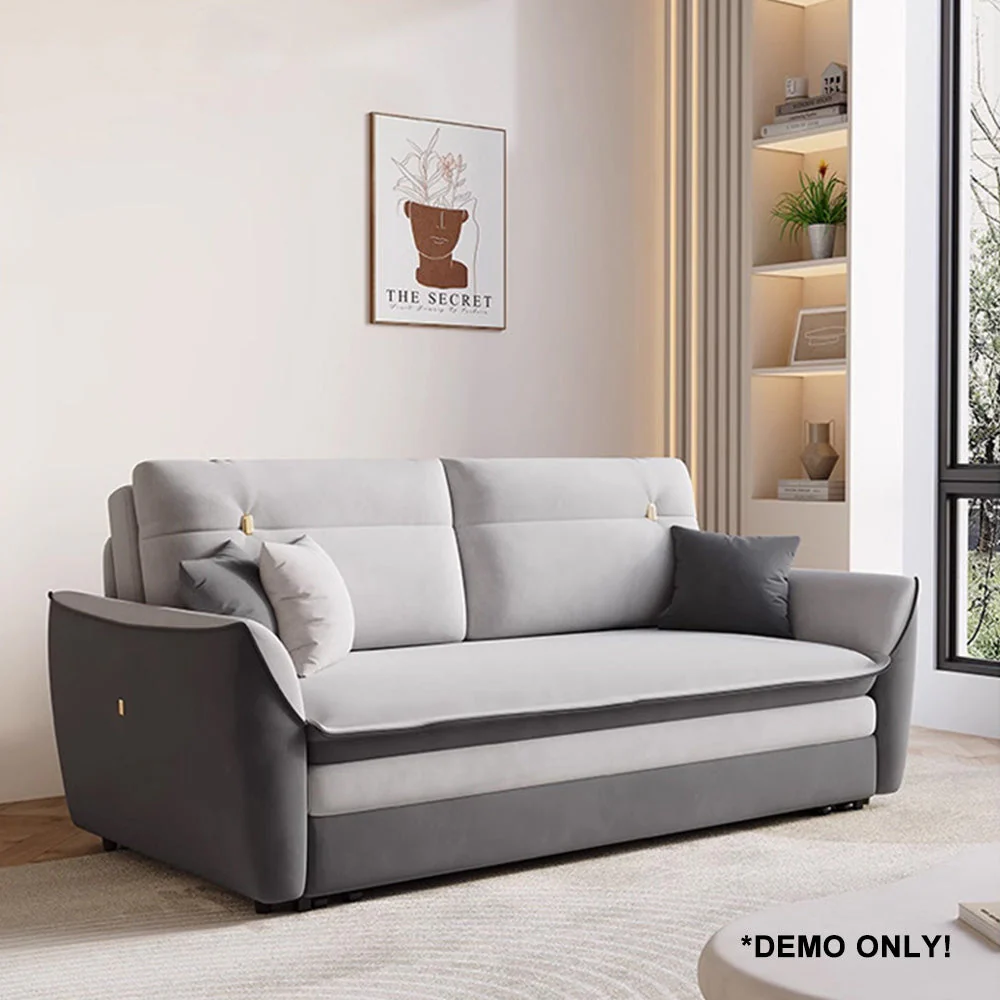 LUXORA 130-210cm Telescopic Storage Sofa Folding Sofa Bed - Image 12