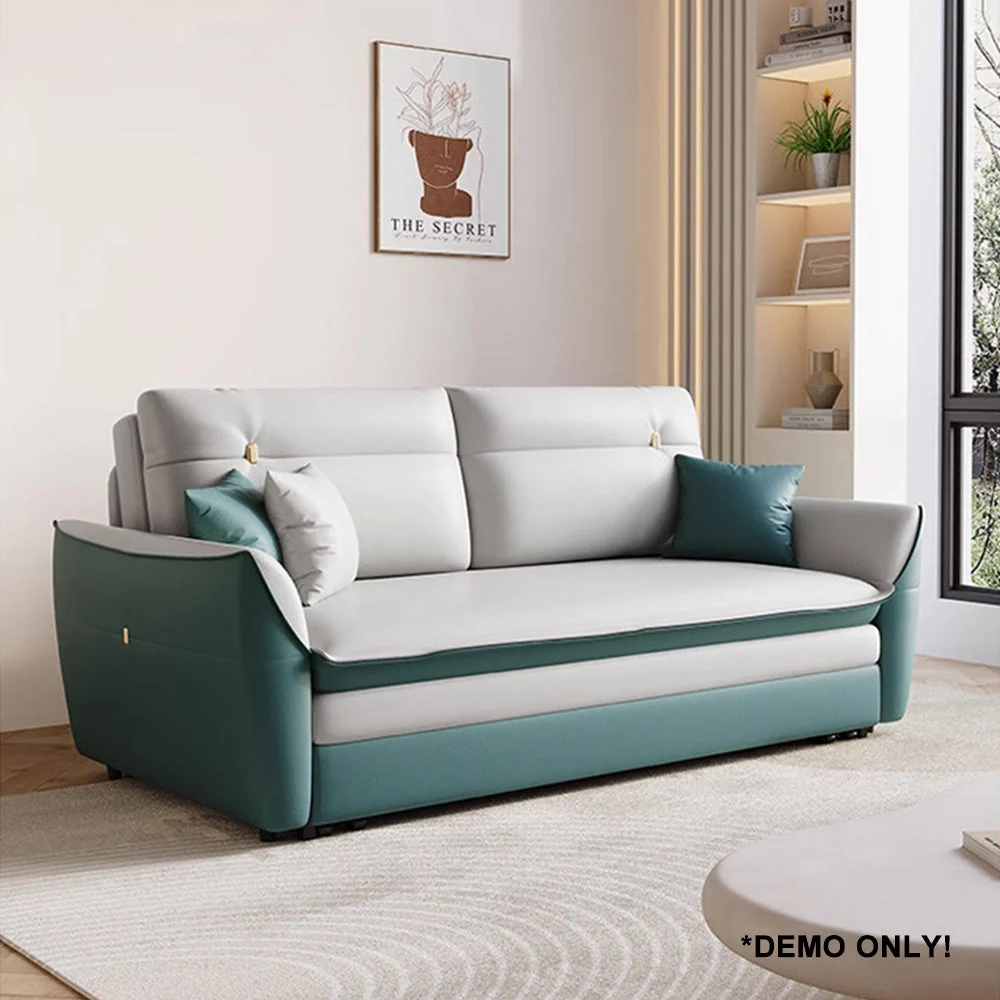 LUXORA 130-210cm Telescopic Storage Sofa Folding Sofa Bed - Image 14