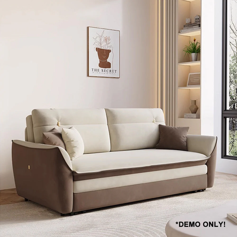 LUXORA 130-210cm Telescopic Storage Sofa Folding Sofa Bed - Image 15