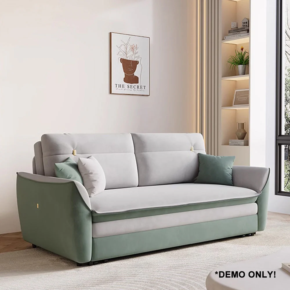 LUXORA 130-210cm Telescopic Storage Sofa Folding Sofa Bed - Image 16