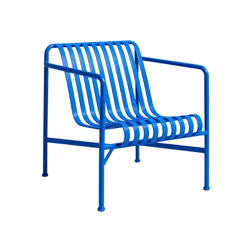 SOLARA Outdoor Metal Furniture Collection - Dining Table, Dining Chair & Lounger, Heavy-Duty Steel Frame, Weather-Resistant Finish - Blue - Image 16