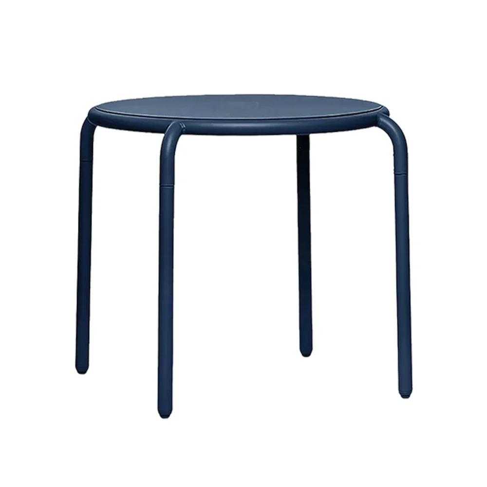 SOLARA Outdoor Aluminum Alloy Furniture Set - Durable Rust-Resistant Table & Sofa - Blue