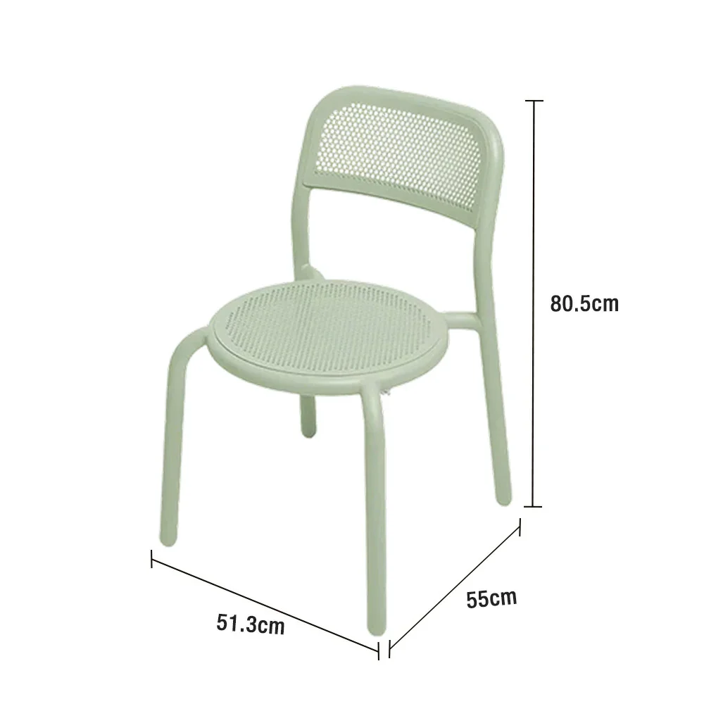 SOLARA Outdoor Aluminum Alloy Furniture Set with Durable Table, Chair & Sofa - Green - Image 10