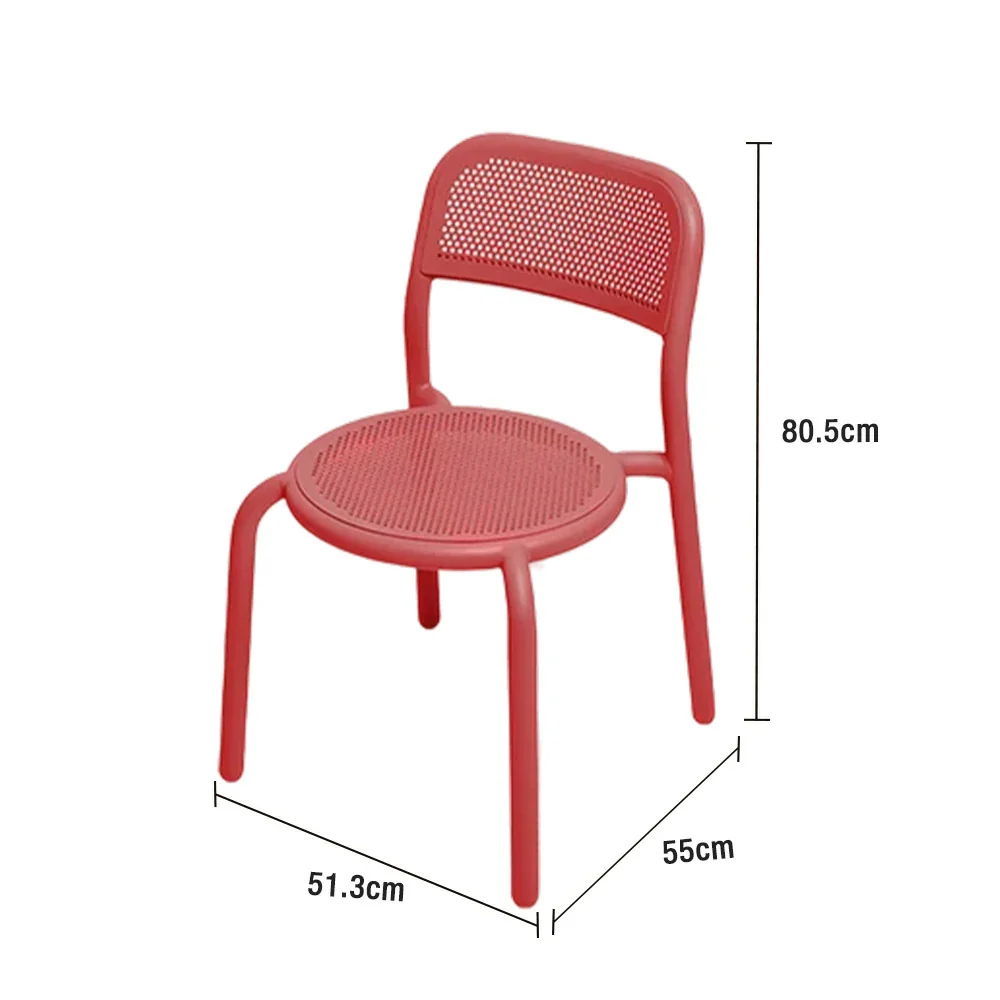 SOLARA Outdoor Aluminum Alloy Furniture Set with Durable Table, Chair & Sofa - Red - Image 10