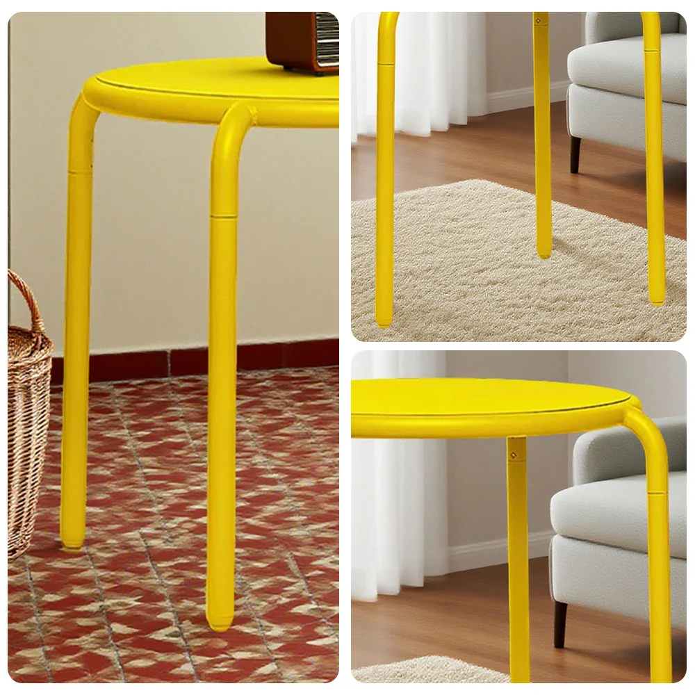 SOLARA Outdoor Aluminum Alloy Furniture Set - Durable Rust-Resistant Table, Chair & Sofa - Yellow - Image 3