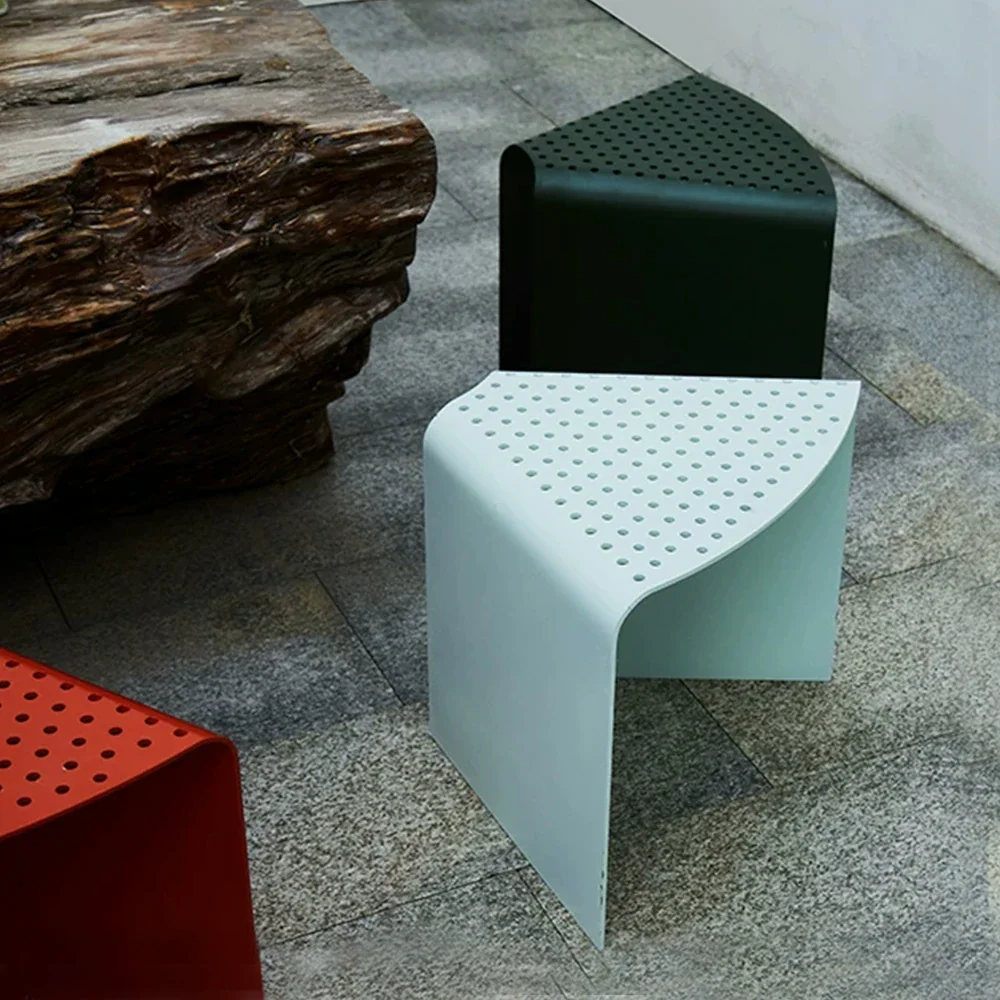 SOLARA Outdoor Aluminum-Magnesium Alloy Chair - Corrosion-Resistant, Heat Dissipation, Portable Design - Blue - Image 4