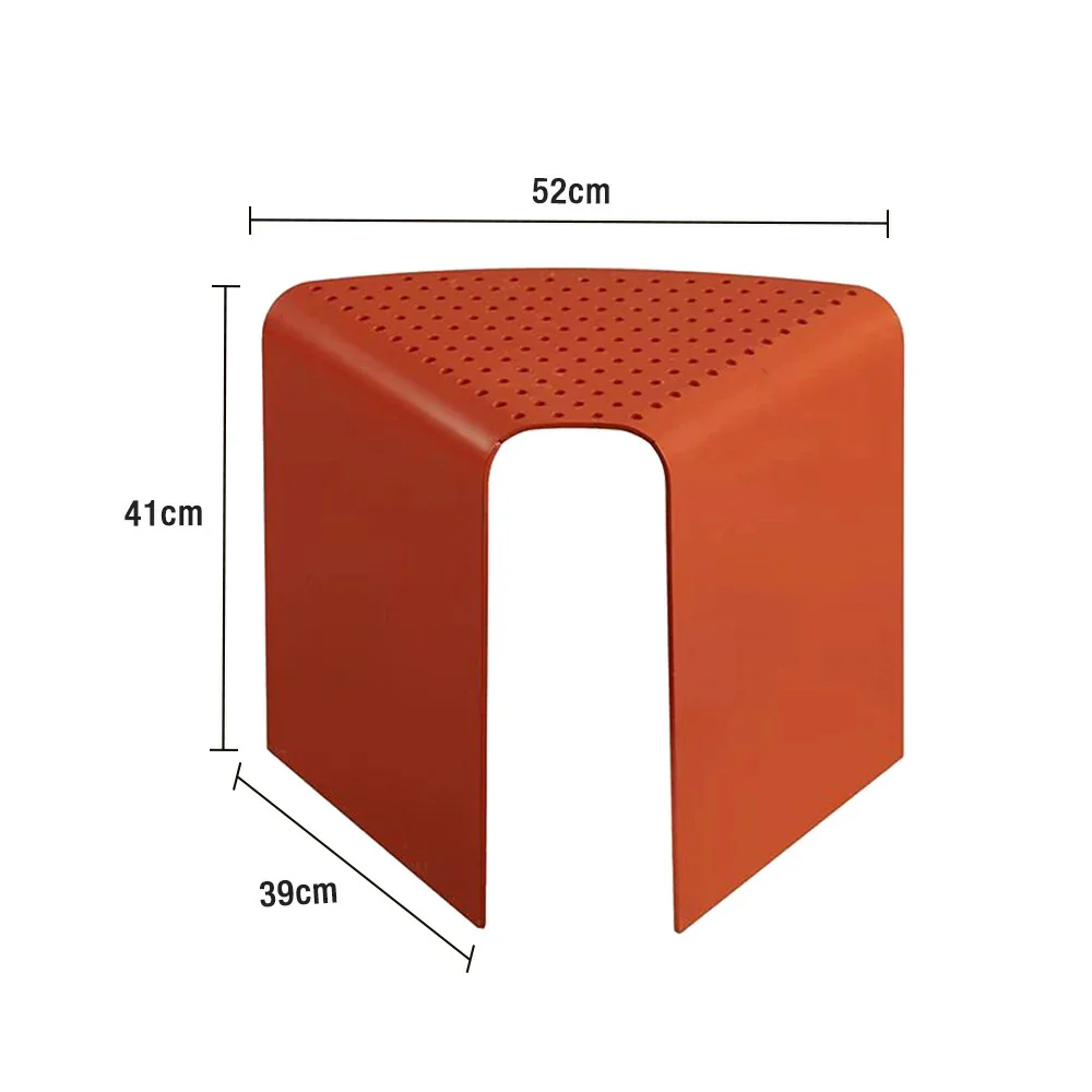 SOLARA Outdoor Aluminum-Magnesium Alloy Chair - Red - Image 5