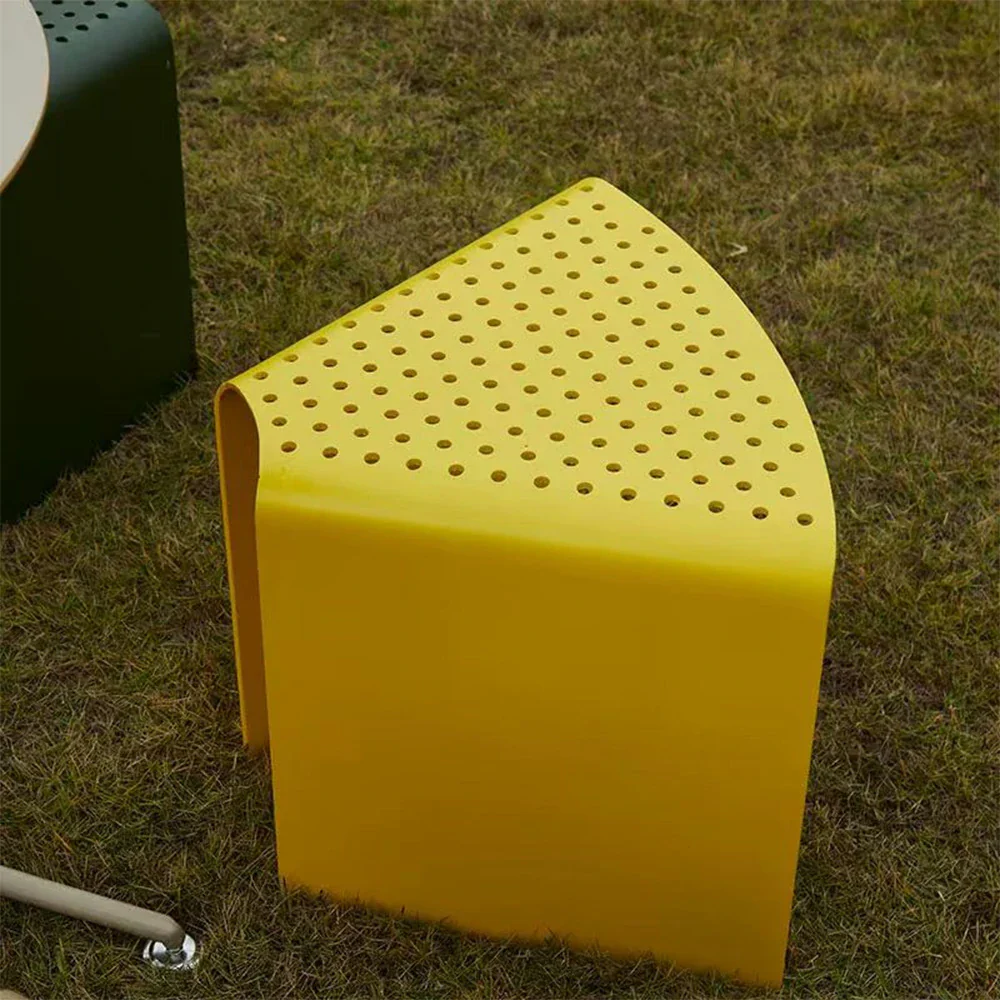 SOLARA Outdoor Aluminum-Magnesium Alloy Chair - Yellow - Image 2