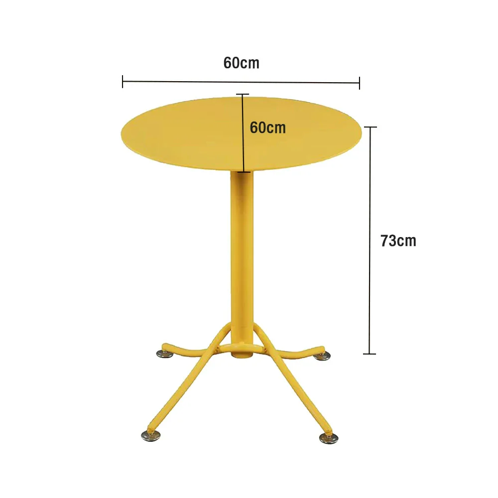 SOLARA Outdoor Aluminum - Magnesium Alloy Table - Yellow - Image 5