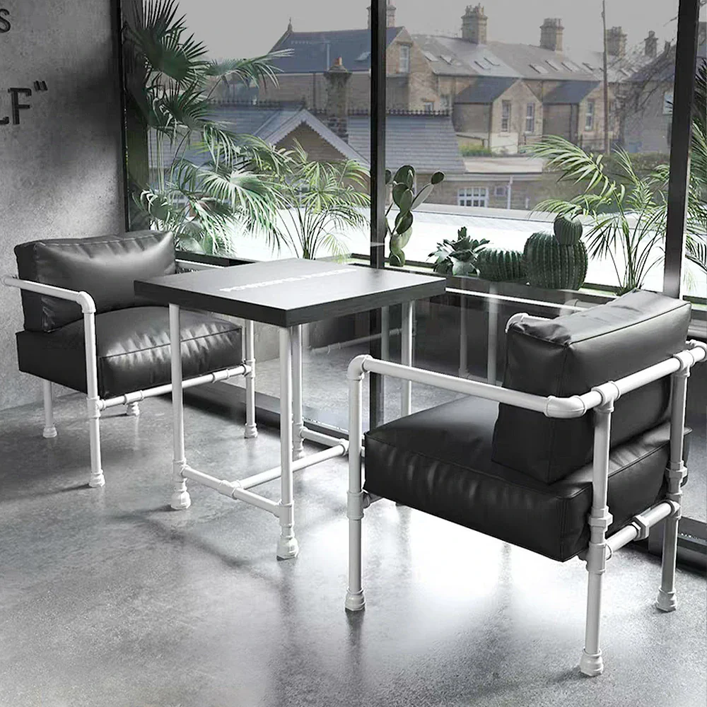 SOLARA Outdoor Chair 74/140cm High-Density Padded Seat, Thick Round-Tube Frame, Comfortable and Durable Design - Black - Image 4