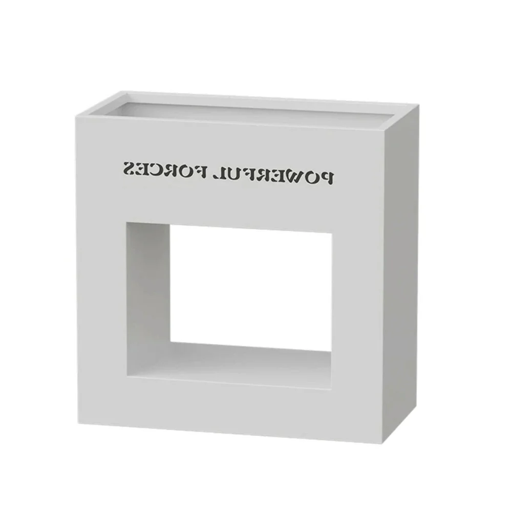 SOLARA Outdoor Planter Box 60/100/150cm Galvanized Steel Body, Rust-Resistant and Durable Design - White