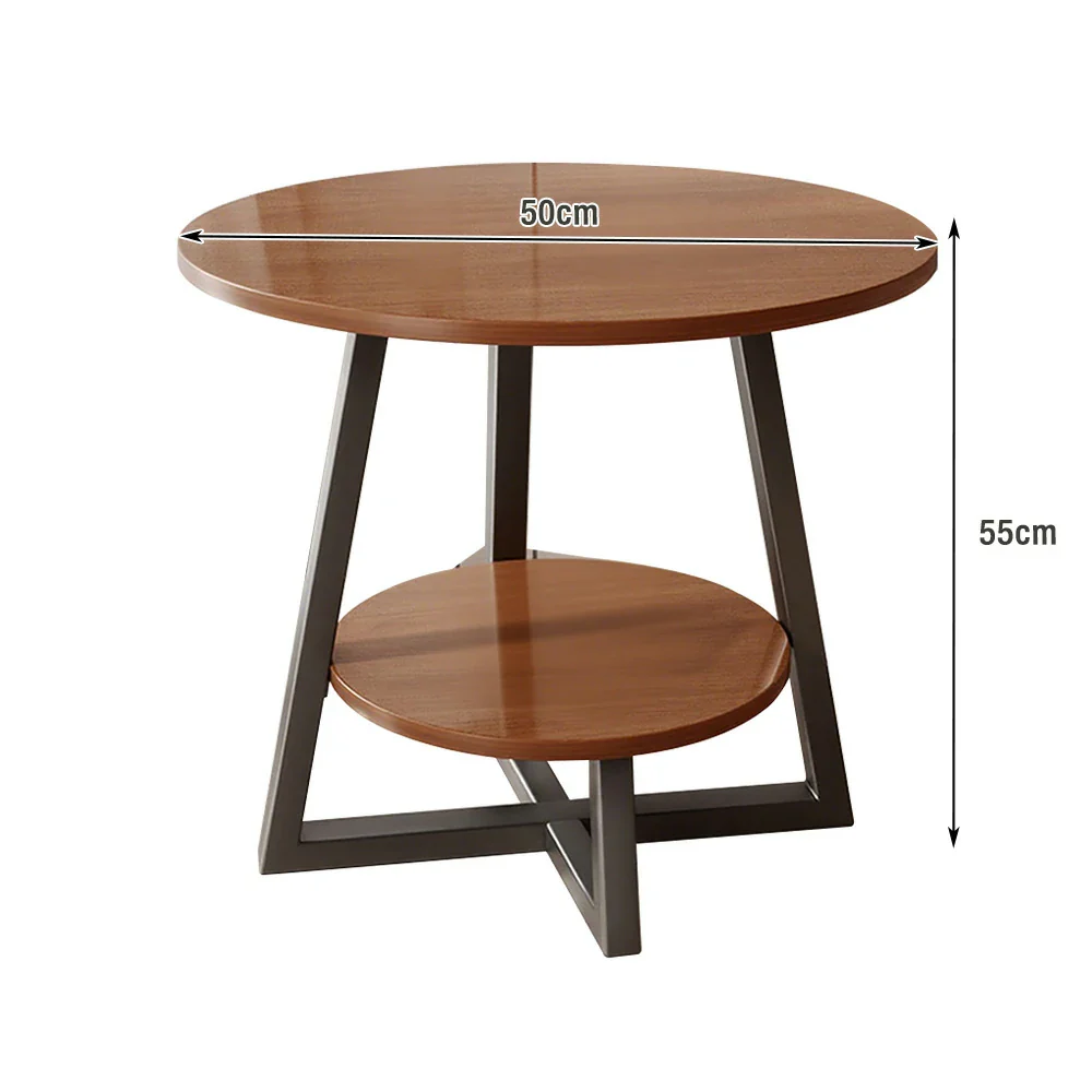 SOLARA Side Table, Golden Frame with Walnut Marble Top, Luxury Modern Design - Image 10