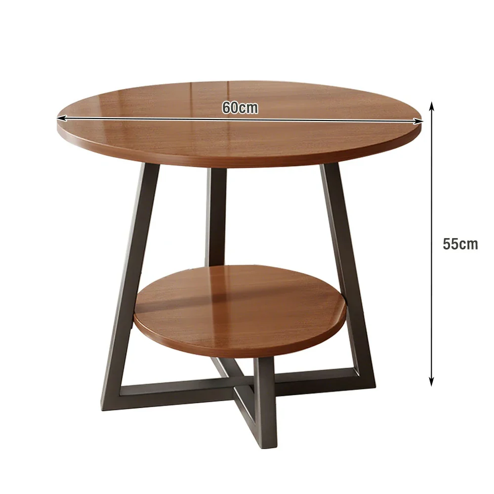 SOLARA Side Table, Golden Frame with Walnut Marble Top, Luxury Modern Design - Image 15
