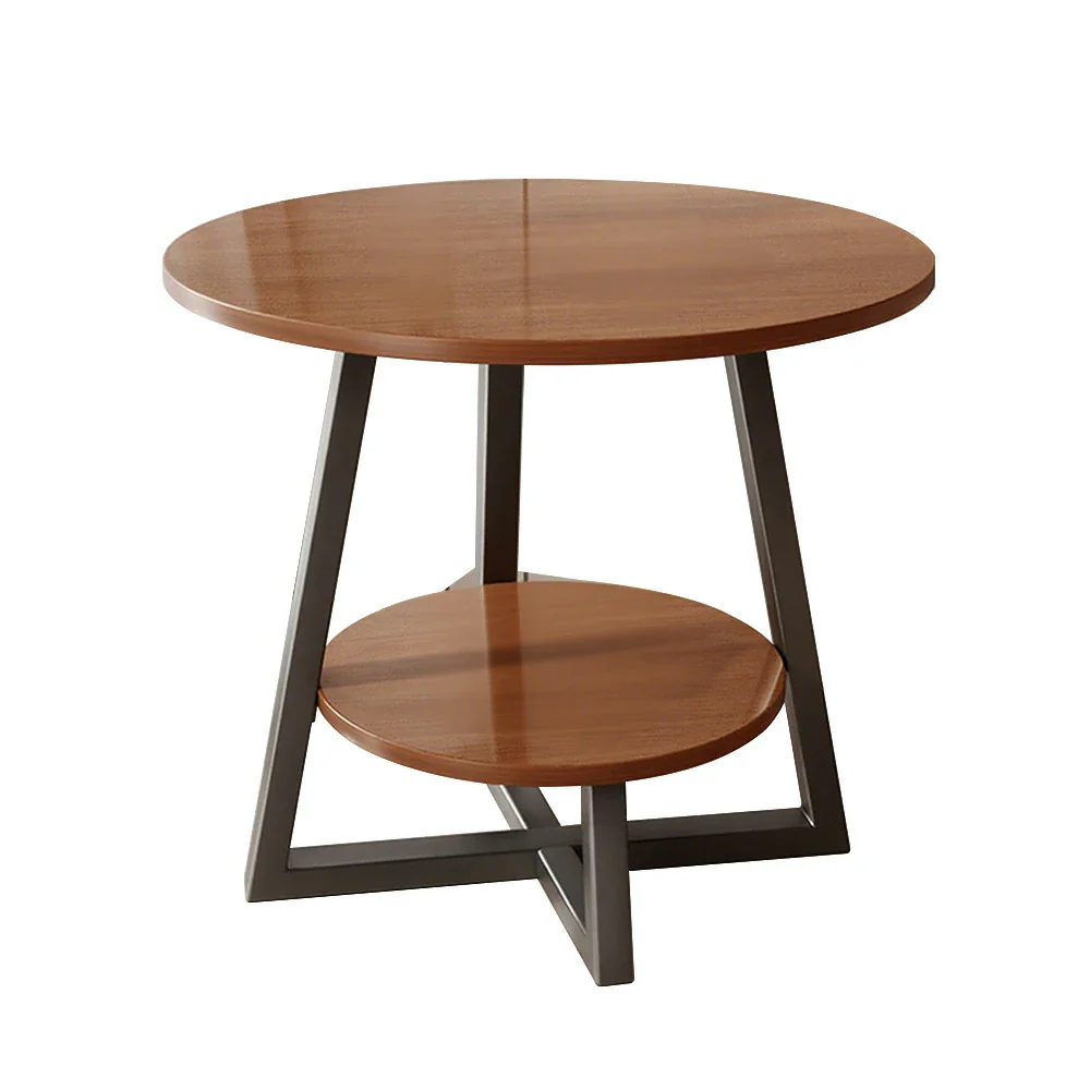 SOLARA Side Table, Golden Frame with Walnut Marble Top, Luxury Modern Design - Image 6
