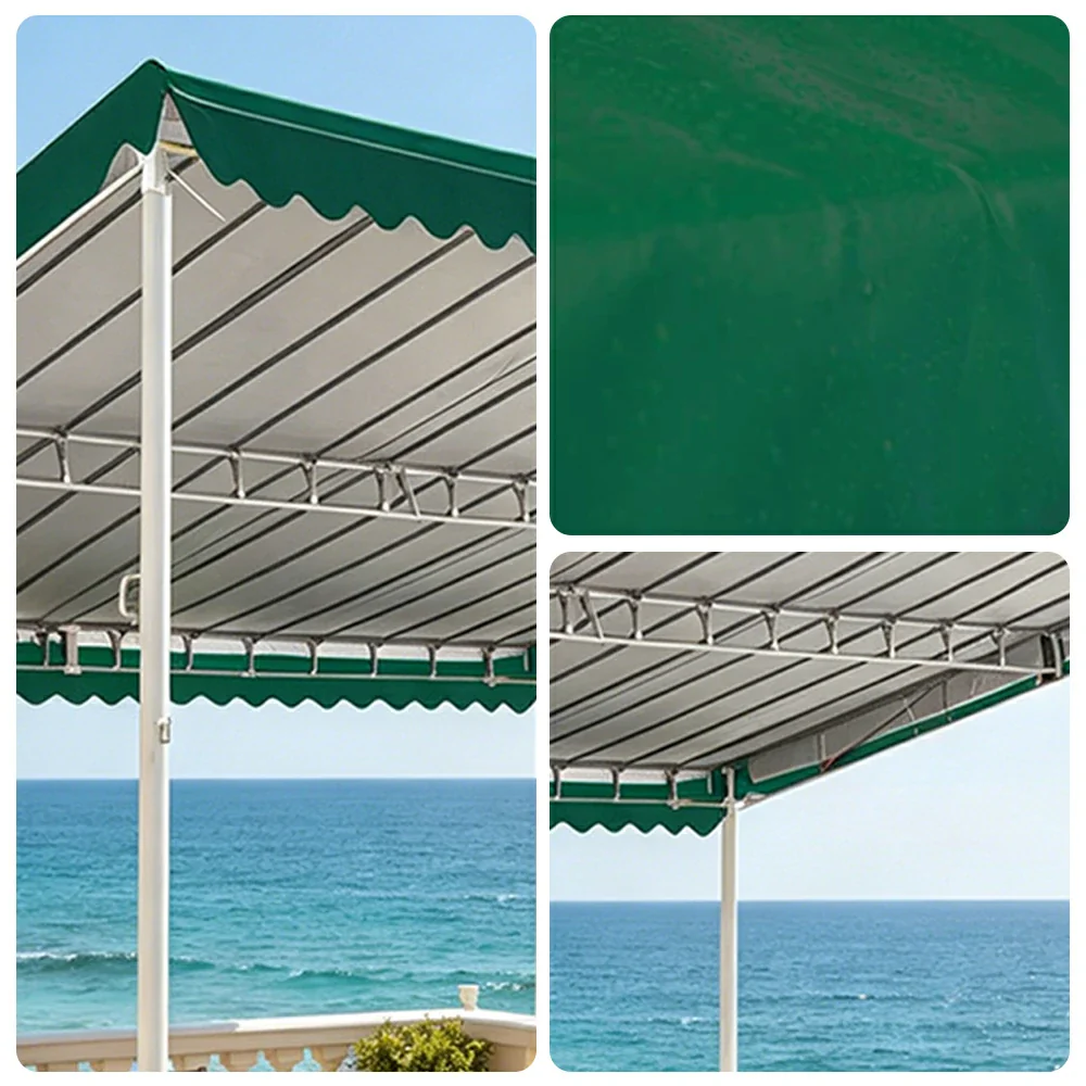 SOLARA Outdoor Car Canopy High Density Fabric Reinforced Steel Frame Weatherproof 600/800cm for Garage Yard Parking - Image 3