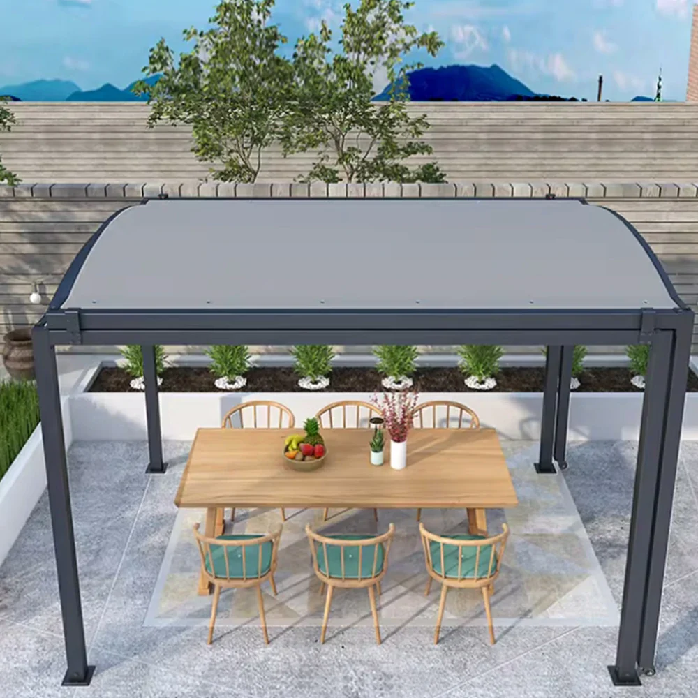 SOLARA Outdoor Gazebo Car Canopy 2-in-1 Triple Layer Fabric UV Resistant Reinforced Steel Frame for Garden Patio Dining - Image 2