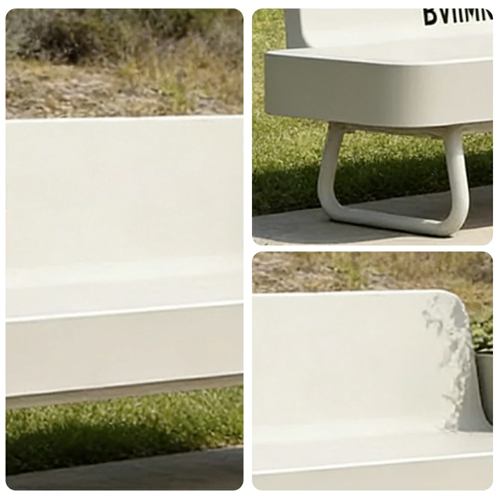 SOLARA 180/200/220cm Outdoor Planter Bench Greenery and Seating in One for Plaza Scenic Area Community Courtyard - Image 3