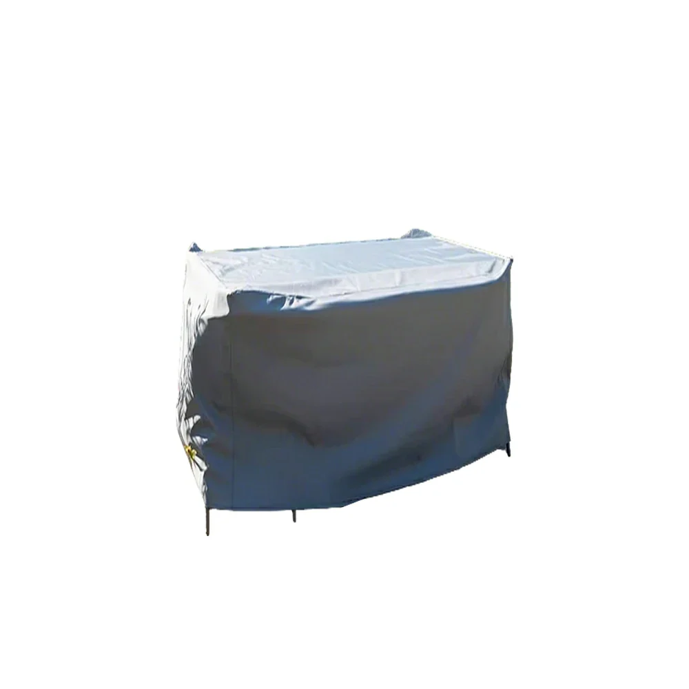 SOLARA Outdoor Table & Chair Rain Cover - Rectangular 120/180/230cm Waterproof Oxford Fabric, UV & Dust Protection for Outdoor Furniture - Grey - Image 7