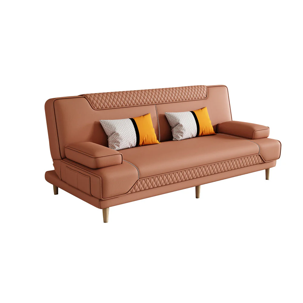 LIVARA 150/ 180/ 200cm Multifunctional Sofa Bed Solid Wood Legs - Image 6