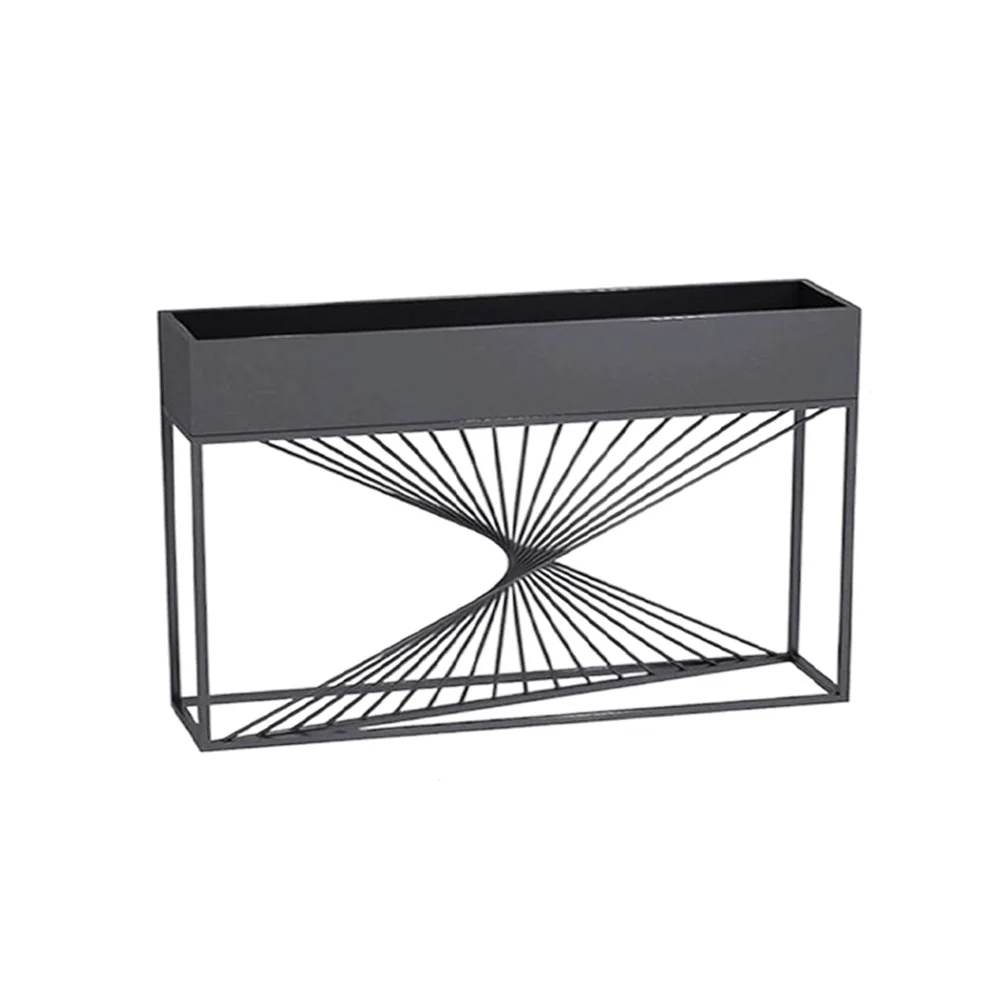 SOLARA ZFL02 Minimalist Style 140cm Modular White/Gold/Black Metal Planter with Partition FunctionSaving for Outdoor Use - Image 5
