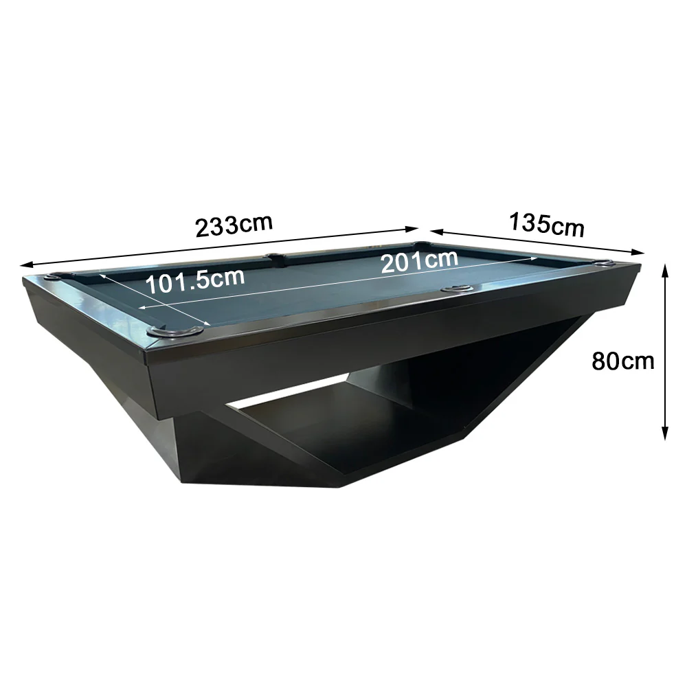 QUESLA WP11 7FT Luxury Slate Billiard Table w/ Free Accessories Pool Table-Black&Grey - Image 6