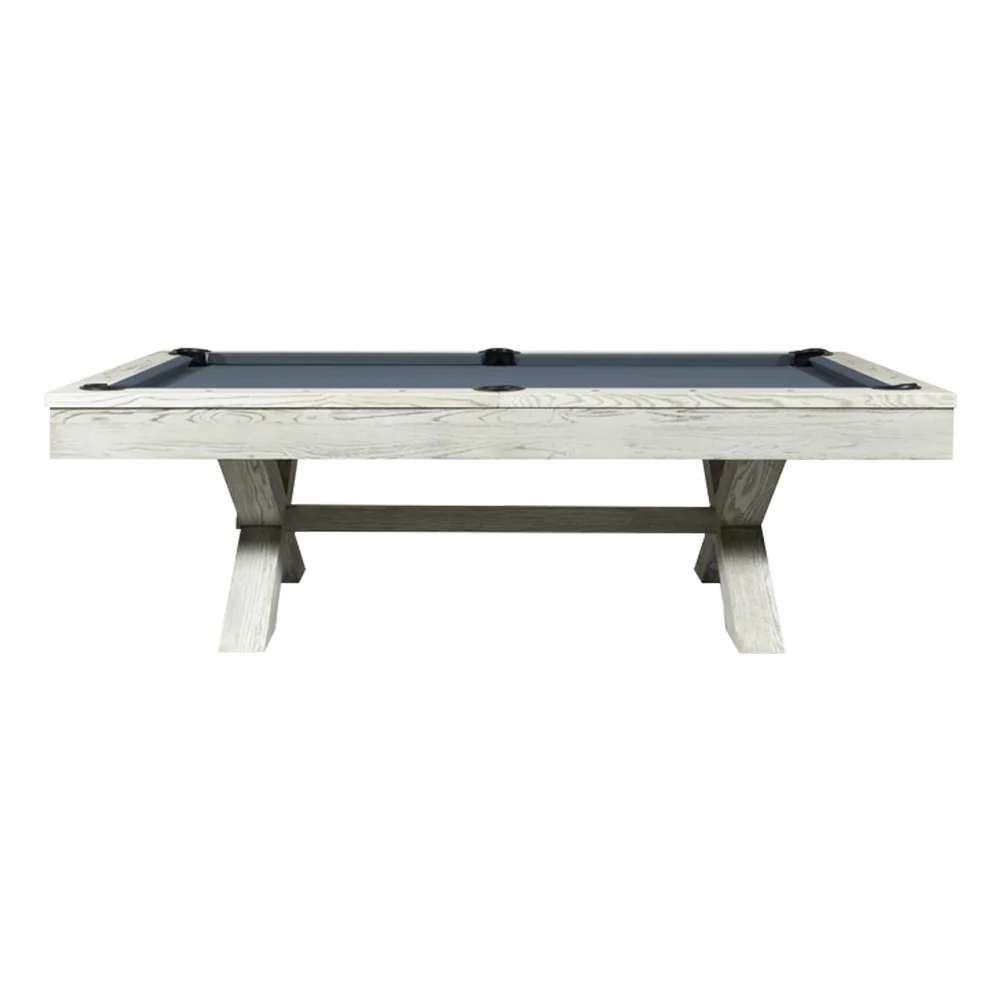 QUESLA WYJ004 7FT Slate Billiard Table W/ Free Accessories Pool Table - White&Grayish Blue - Image 7