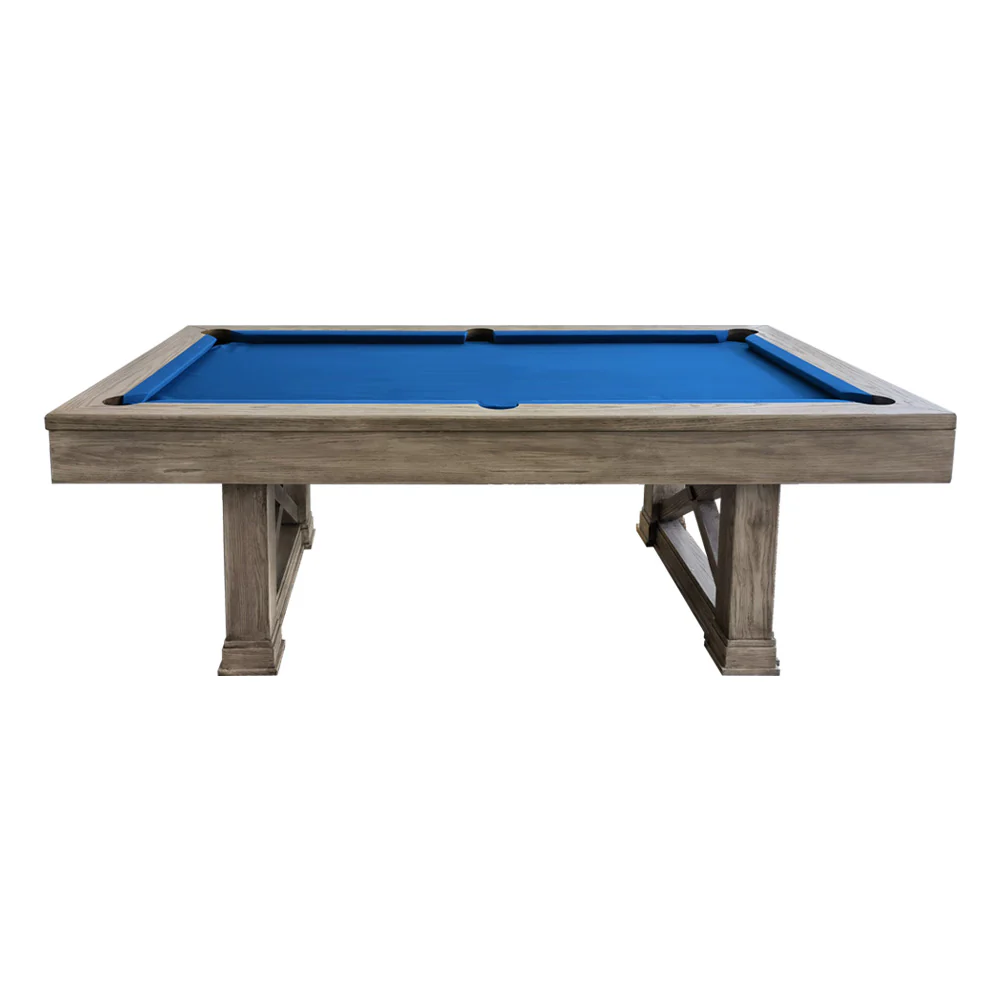 QUESLA WYJ05 8FT Slate Billiard Table W/ Free Accessories Pool Table - Grey&Blue - Image 9