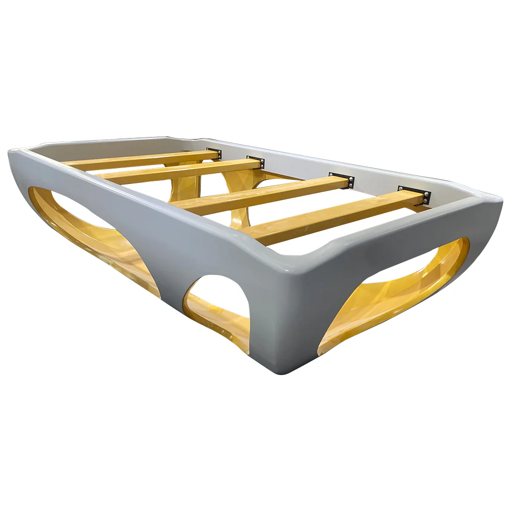 QUESLA G01 8FT Slate Billiard Table W/ Free Accessories Pool Table - White&Yellow - Image 4