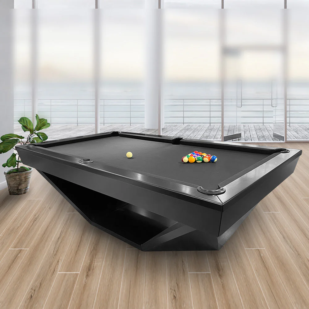 QUESLA WP11 9FT Slate Billiard Table w/ Free Accessories Pool Table-Black&Grey - Image 4