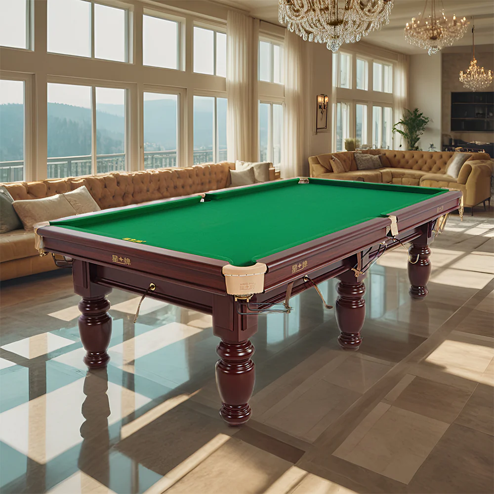 XINGPAI XW118 9FT Chinese Luxury Slate Table Pool Table - Image 4