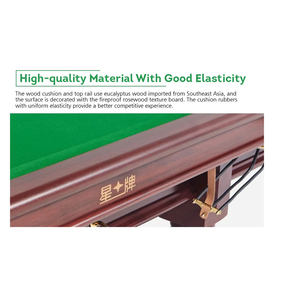 XINGPAI XW118 9FT Chinese Luxury Slate Table Pool Table - Image 7