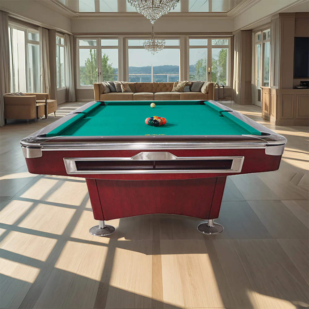 XINGPAI XW136 9FT American Pool Table TOURNAMENT Fancy Nine Ball Pool Table Open Pool Table - Image 2