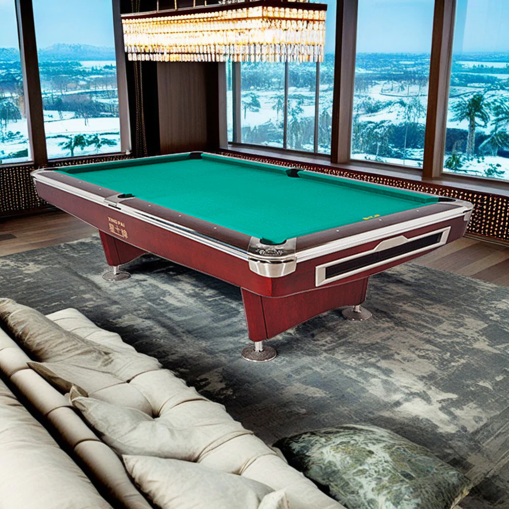 XINGPAI XW136 9FT American Pool Table TOURNAMENT Fancy Nine Ball Pool Table Open Pool Table - Image 4