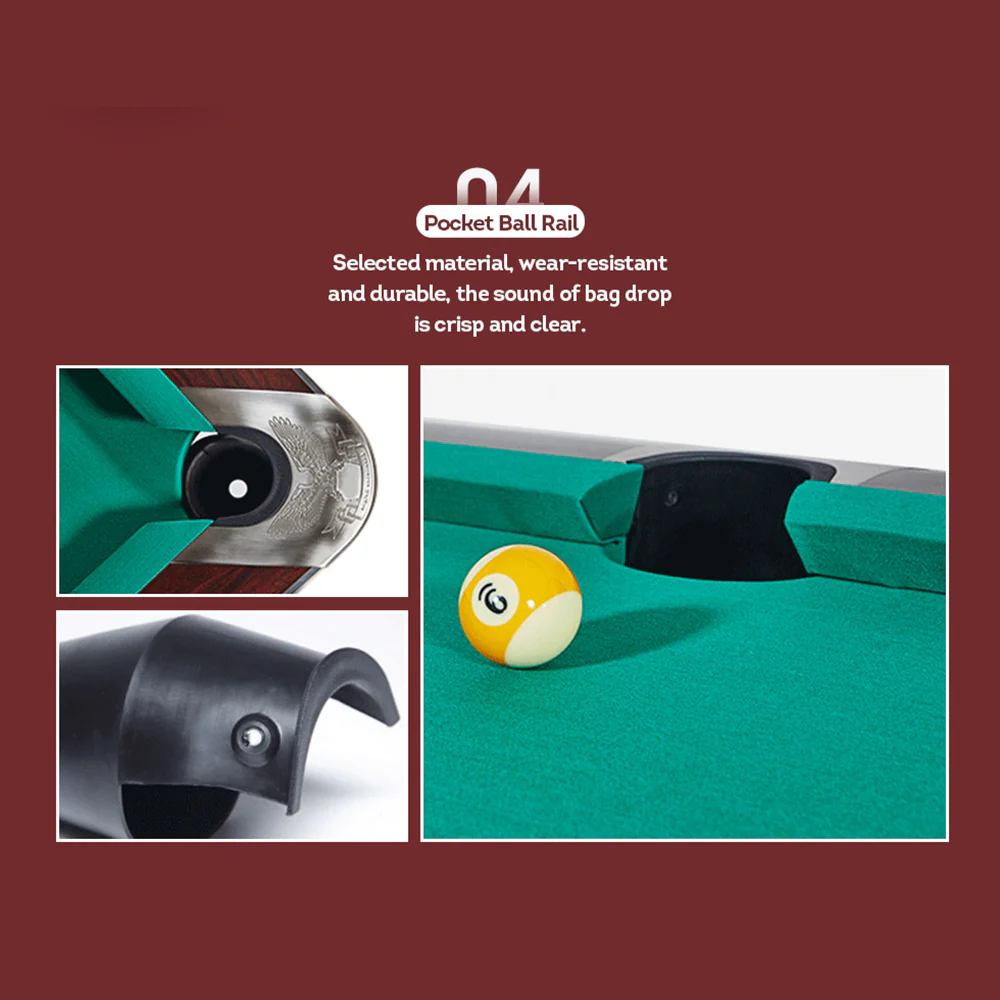 XINGPAI XW136 9FT American Pool Table TOURNAMENT Fancy Nine Ball Pool Table Open Pool Table - Image 9