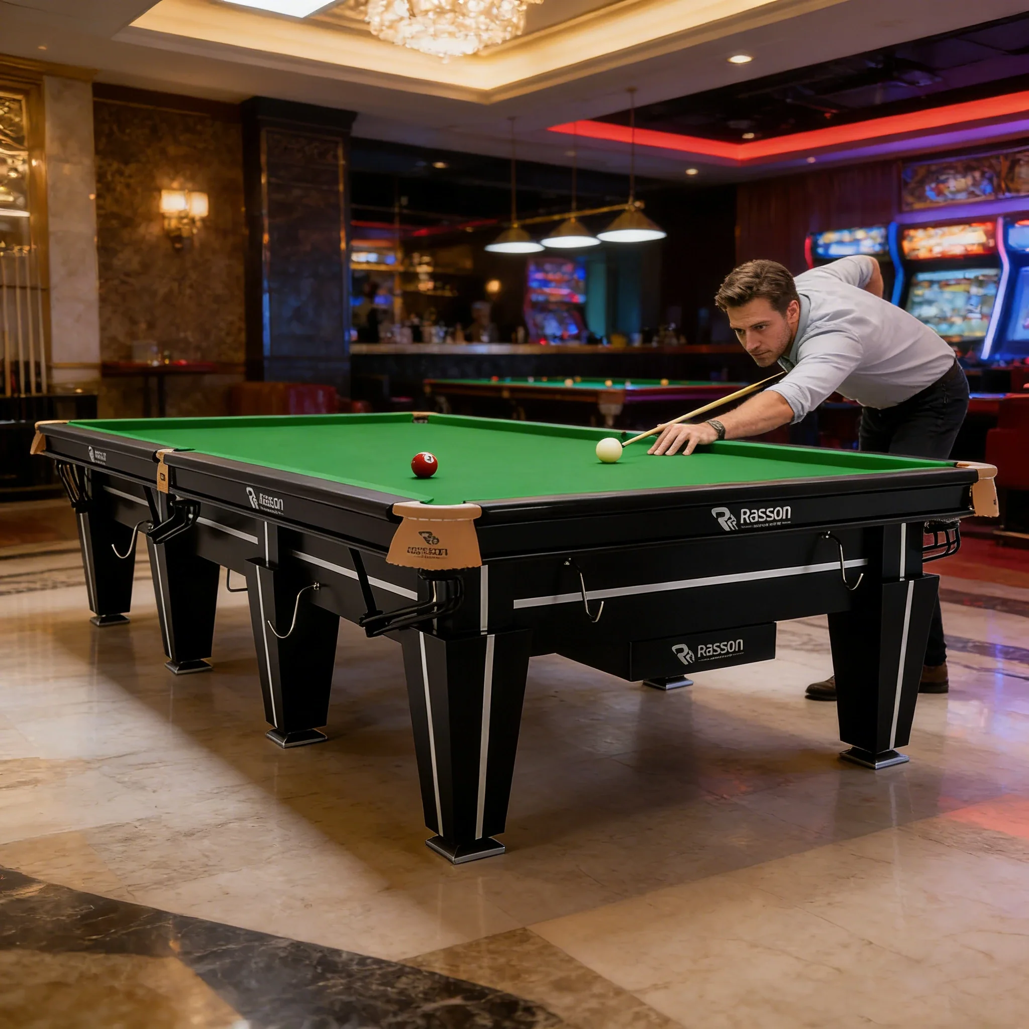 RASSON 12FT Magnum II Luxury Competition Pool / Billiards / Snooker Table - Image 13