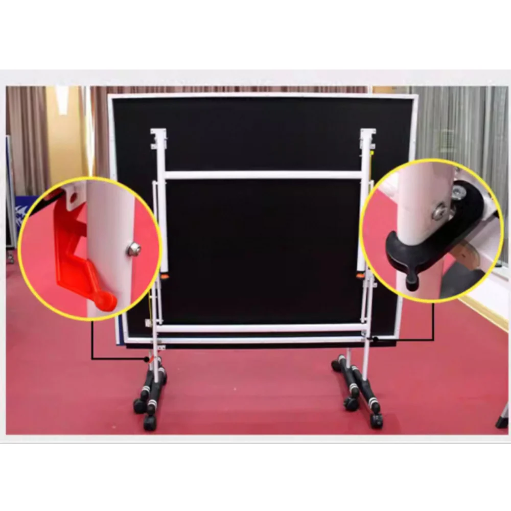 DOUBLE FISH 286 Indoor 18mm Blue Foldable Solo Play Table Tennis Pingpong Table-Bats Balls Net ITTF Approve - Image 12