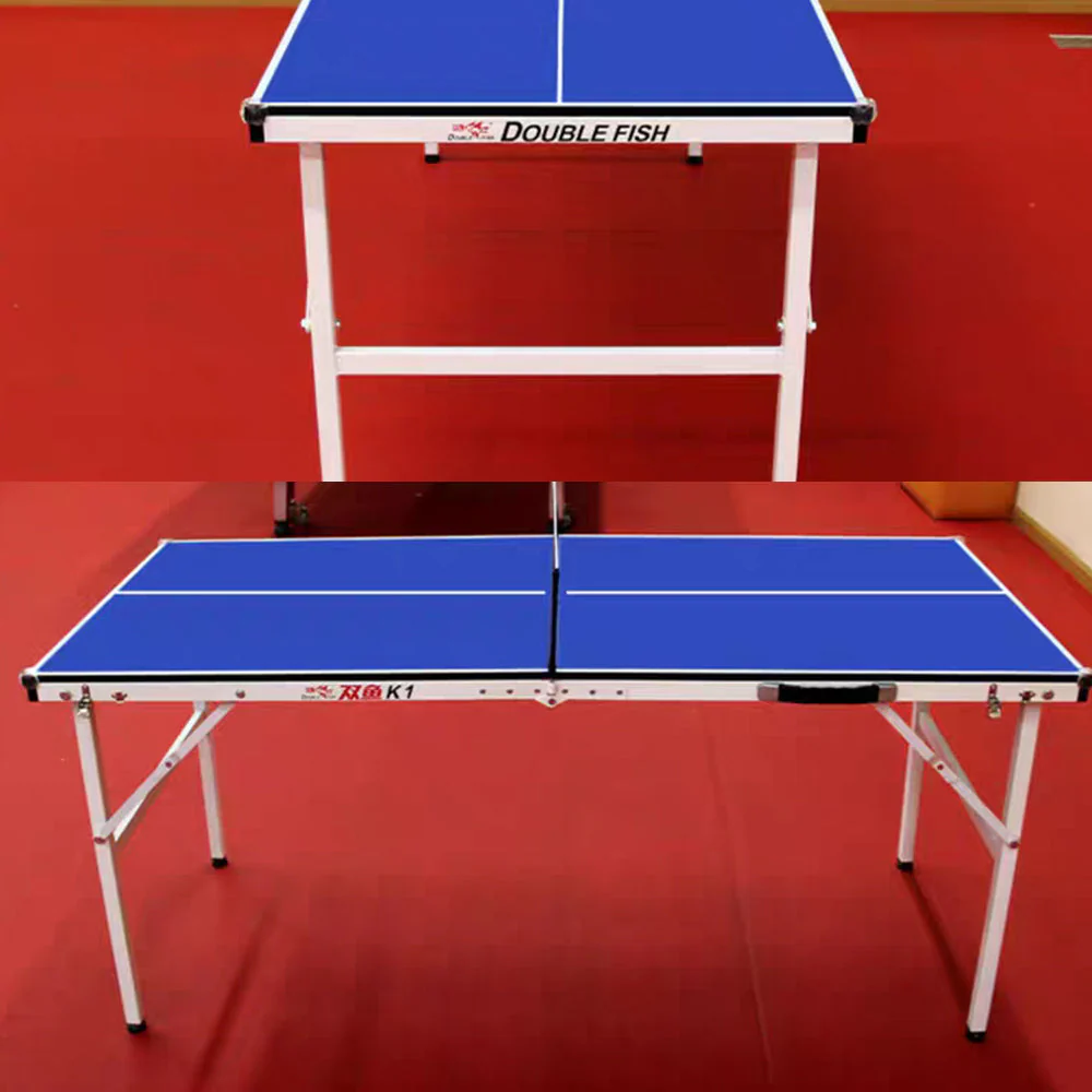 DOUBLE FISH K1 Indoor 12mm Blue Table Tennis Pingpong Table-Bats Balls Net ITTF Approve - Image 6