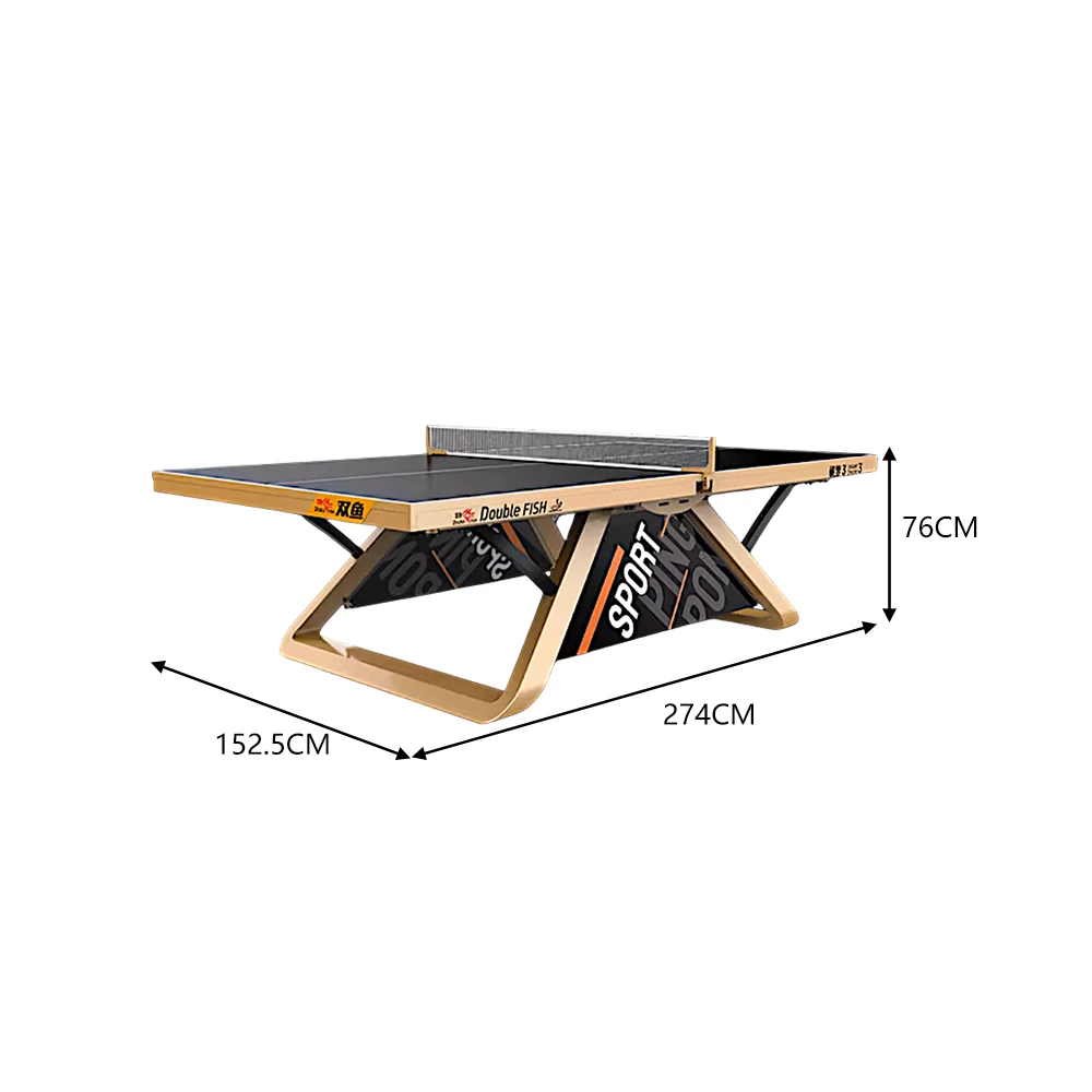 DOUBLE FISH Volant Drem3 Indoor 25mm Pro Black Table Tennis Pingpong Table-Bats Balls Net ITTF Approve - Image 11