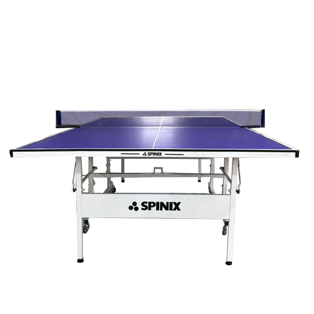 SPINIX Rollaway 13mm Indoor Black&Blue  Foldable Solo Play Table Tennis Pingpong Table-Bats Balls Net - Image 5