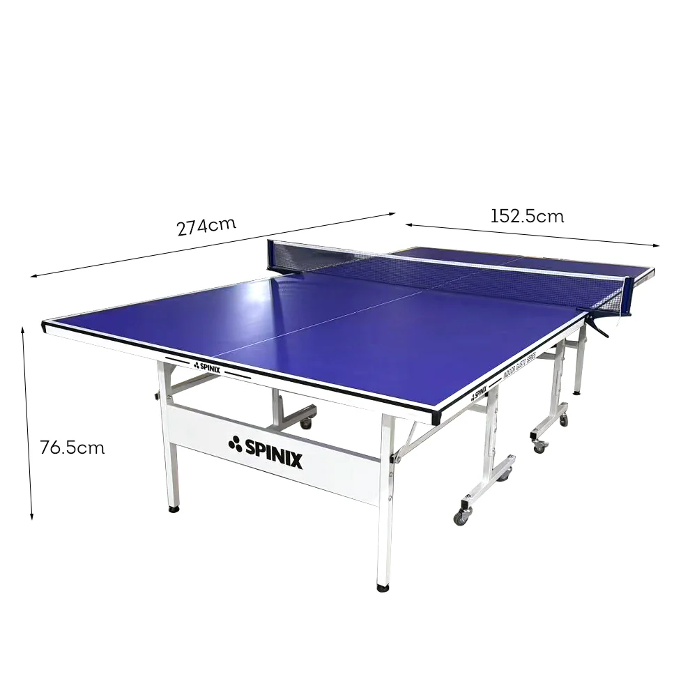 SPINIX Rollaway 13mm Indoor Black&Blue  Foldable Solo Play Table Tennis Pingpong Table-Bats Balls Net - Image 9